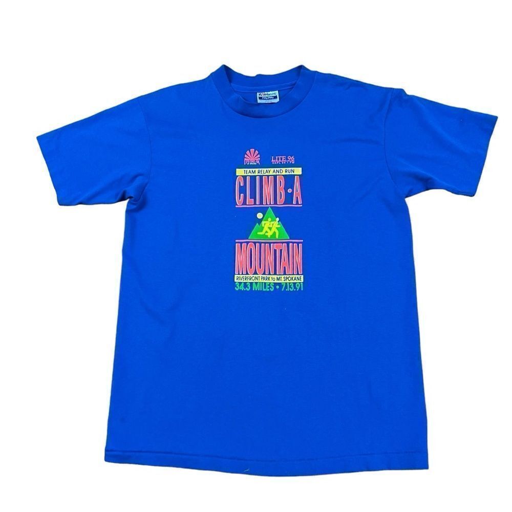 Vintage Climb a mountain event tee